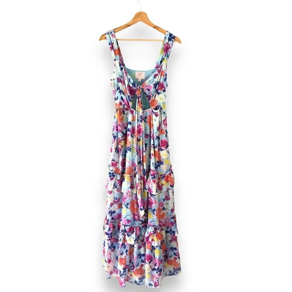 Banjanan Serafina Dress in Fiesta Sky Blue‎